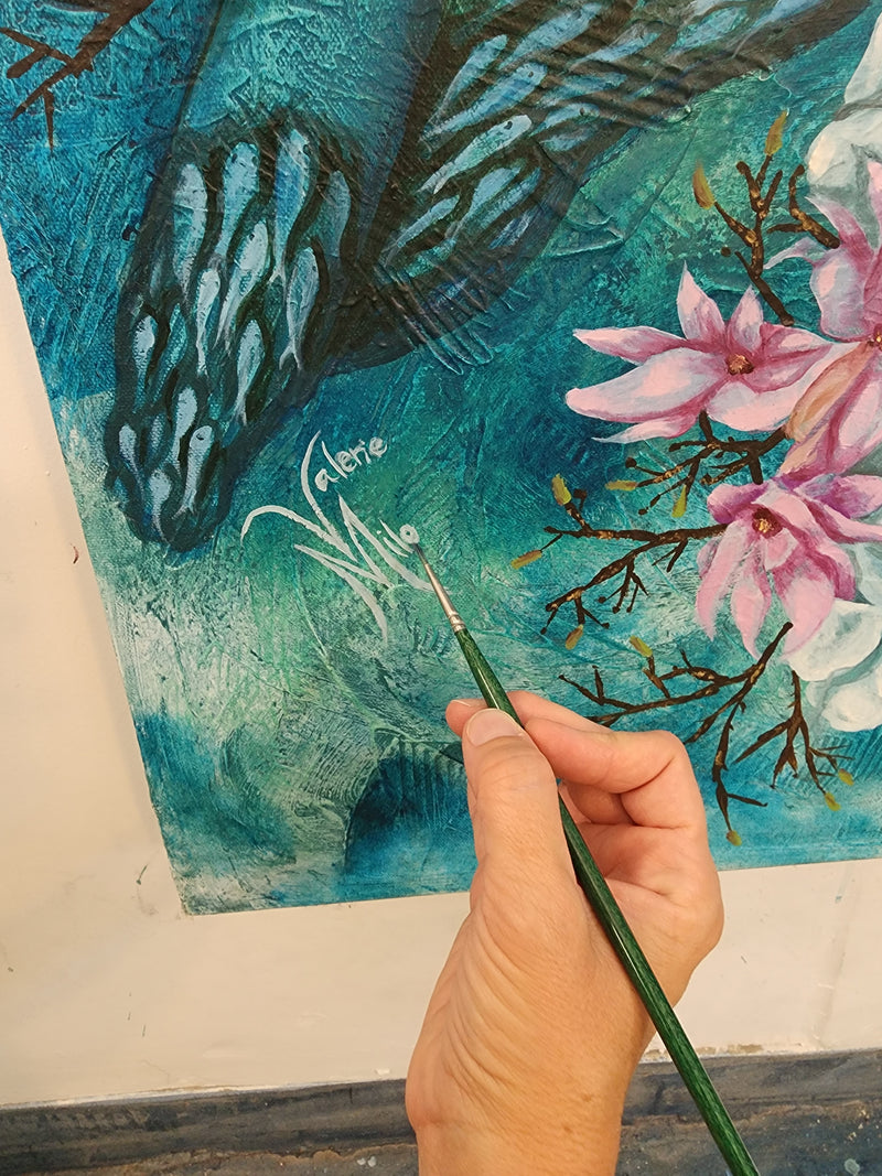 MAGNOLIA Original Oil Painting