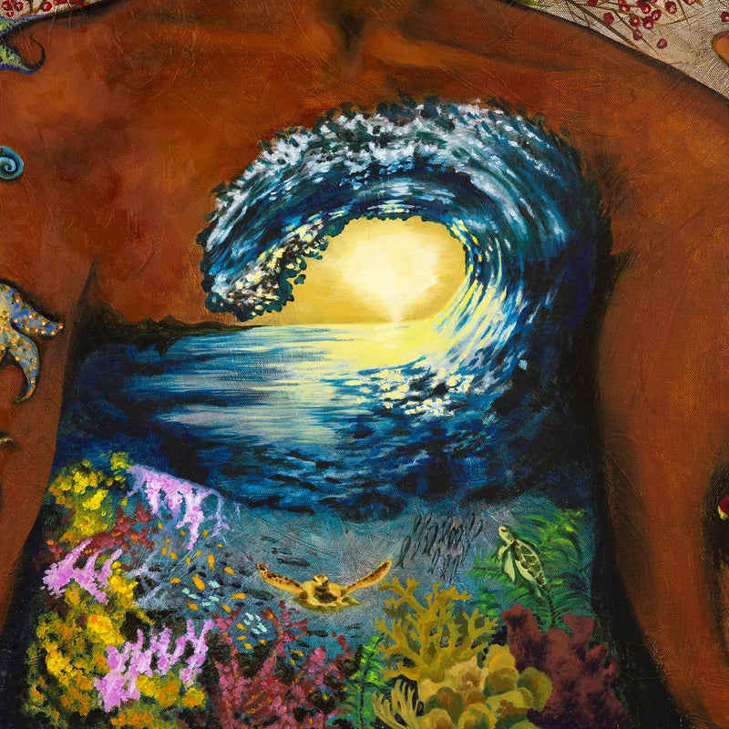 CORAL Original Oil Painting