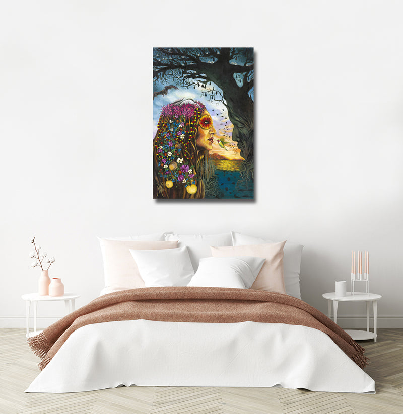 DAHLIA Original Oil Painting