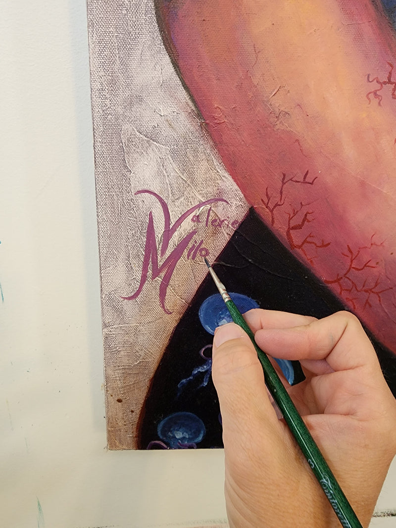ROSE Original Oil Painting