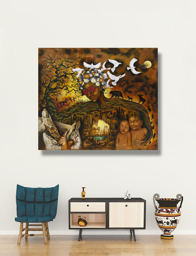 CUEVA Original Oil Painting