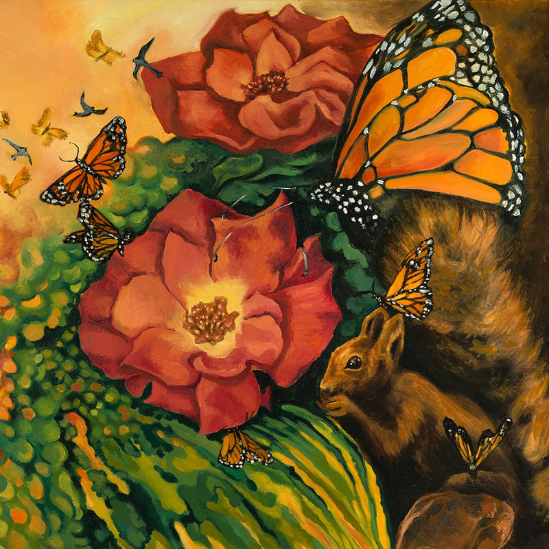 AUTUMN PORTRAIT Original Oil Painting
