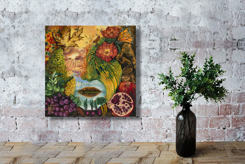 AUTUMN PORTRAIT Canvas Prints