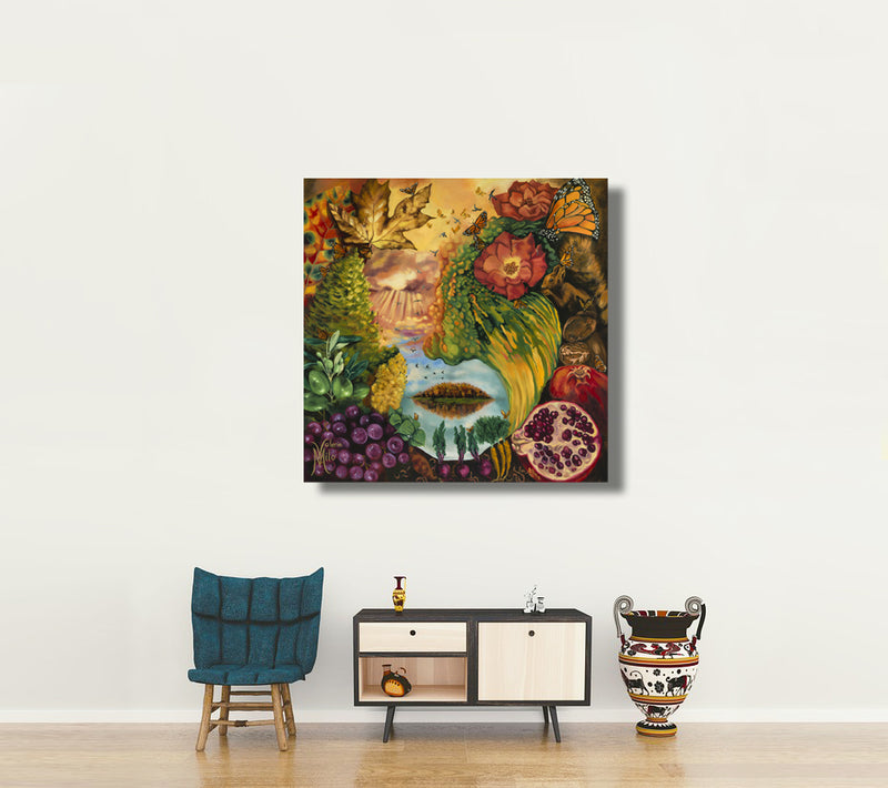 AUTUMN PORTRAIT Canvas Prints