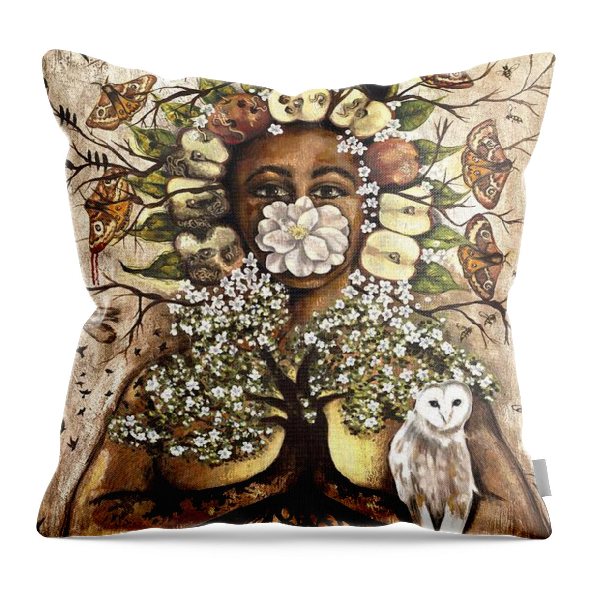 Camelia - Throw Pillow